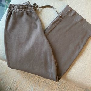 Wide-leg track pants